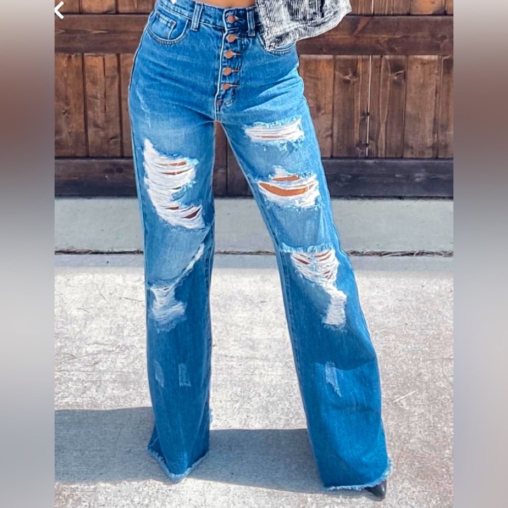 15R NWT high waisted jeans. 100% cotton.